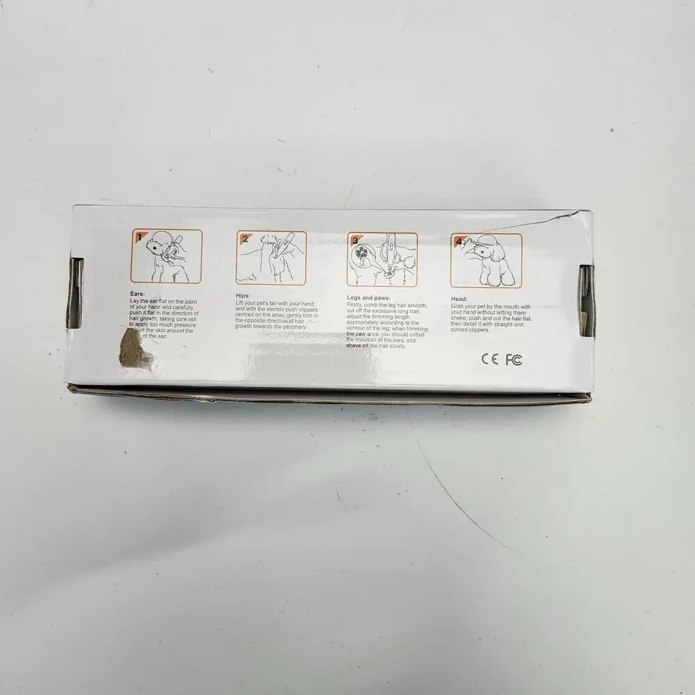 Local Hair Pet shaver for Cats and Dogs (White)